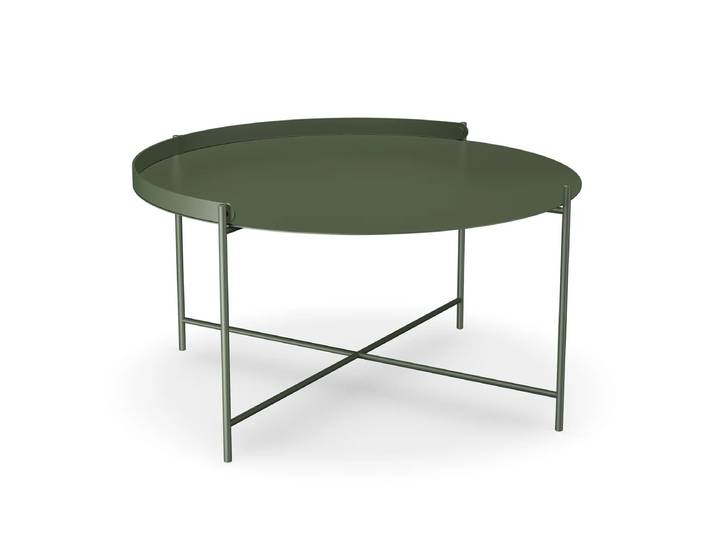 HOUE - EDGE Beistelltisch Ø76, olivgrün
