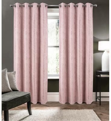 RT Designer Collection "Vera Sophisticated Lux Woven Texture Window Curtain - 52"" x 90"""