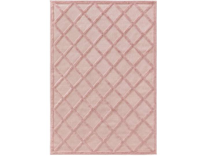 benuta Outdoorteppich Bonte Rosa 240x340 cm, Grafikmuster, Rechteckig, 240x340 cm, wasserabweisend, Teppiche und Böden, Teppiche, Outdoorteppiche