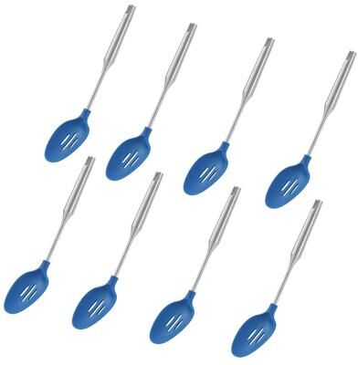YBM Home Silicone Non-Stick Slotted Cooking Serving Spoons