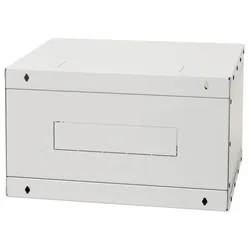 Triton 19"rozvaděč jednodíl.6U/400mm FLAT-PACK plech.dv. (6 HE, 19 Zoll Rack), Serverschrank, Schwarz