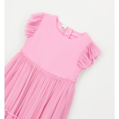 Sommerkleid IDO "BABY GIRL LAY DRESS", Mädchen, Gr. 116, EURO-Größen, pink, 100% Polyester, Kleider Sommerkleid