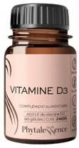 Phytalessence Vitamine D3 - Pot 60 gélules