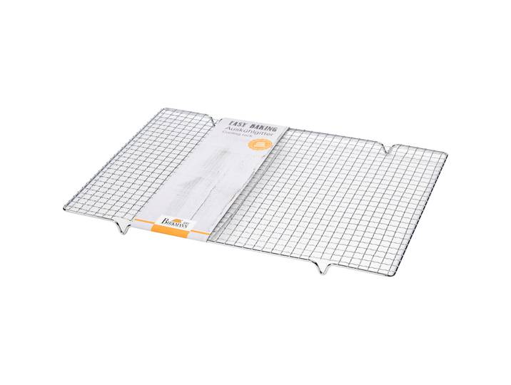 Kuchengitter Bake T 45 cm Stahl - Farbe: Silber - Kuchengitter