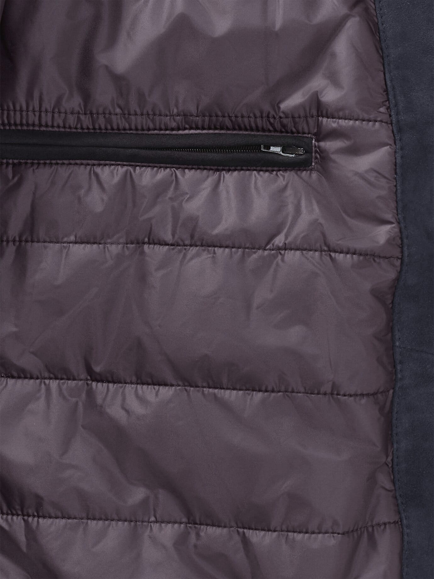 Walbusch Blouson aus Ziegenvelours, , Farbe Blau, 50, erstklassiges Ziegenveloursleder leichte Sorona Füllung Herren