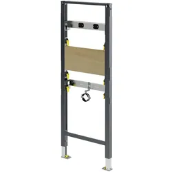 Viega, Zubehör Sanitärinstallation, Prevista Dry-Ausgussbecken-Element 1300 mm Stahl, Holz, Modell 8540.33 BH: 1300 B: 500