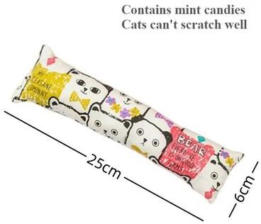 Inspired Living Catnip Kicker Pillow Toy For Chewing, Scratching & Stress Relief 3