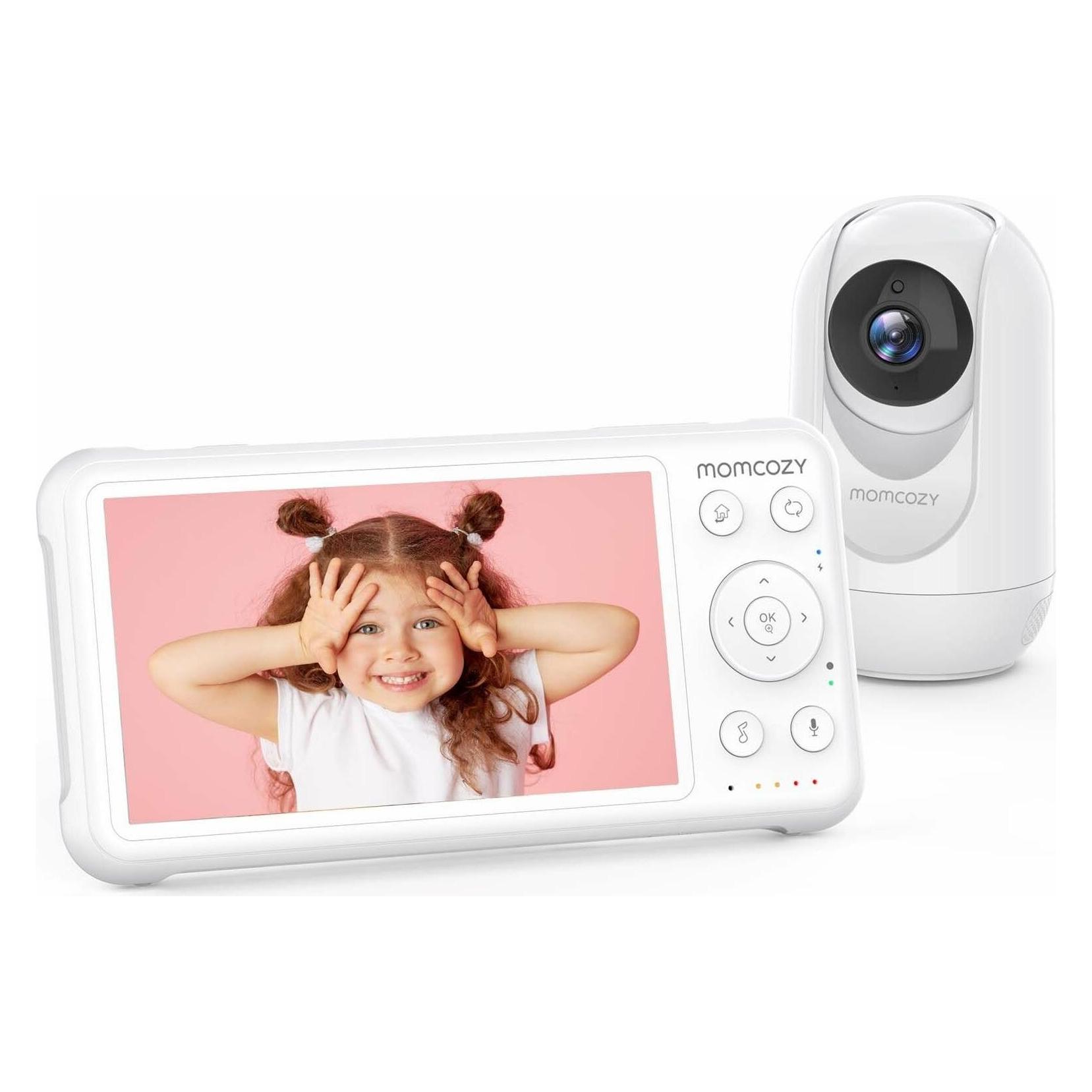 Momcozy Babyphone (Babyphone mit Kamera, 300 m) (BM007-WH12BA-A)