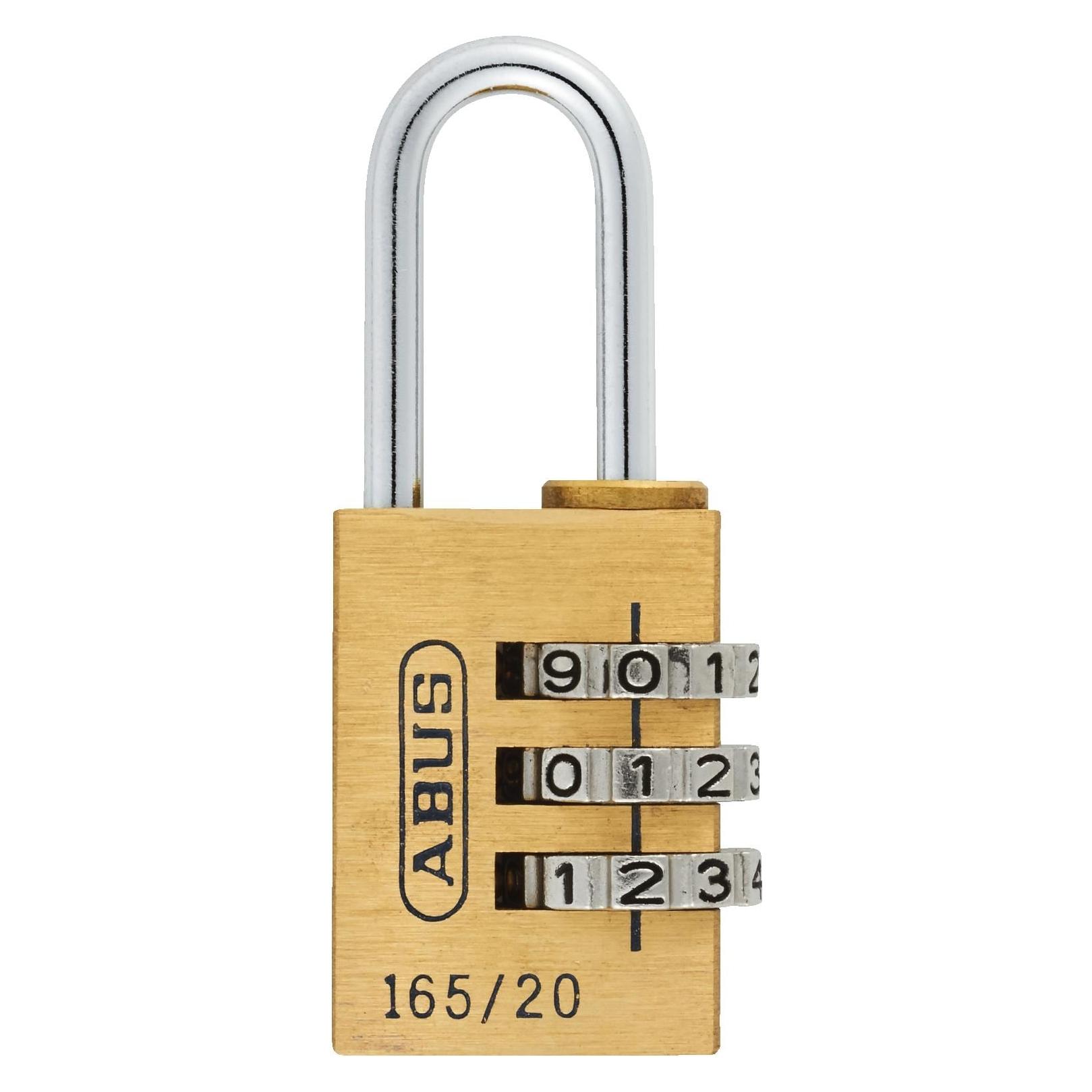 Abus 165/20 with Lock-Tag Combination Padlock (20359)
