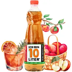 ICH BIN 10 LITER Apfel Sirup 6 x 0,7l