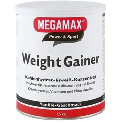 MEGAMAX® Weight Gainer Vanille 1500 g