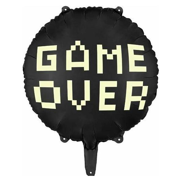 Partydeco Alu-Ballon - Game Over (1x) (FB226)