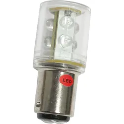 BARTH 52160212 - LED 360° 6 LED Ba15d 24V 20x45 gelb