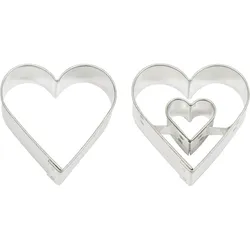 R-226636023 Herzausstecher 2teilig 4cm