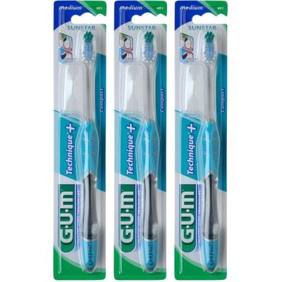 GUM Technique Kompakt Medi x3 3x1 St Zahnbürste