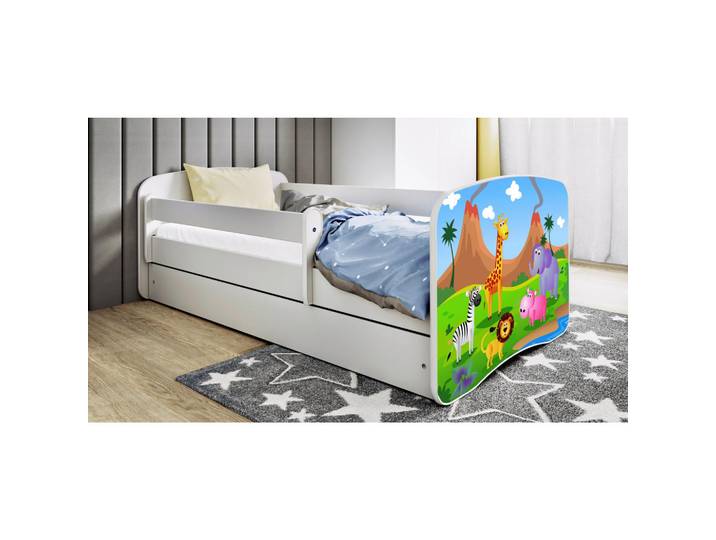 Mid.you Kinder-/Juniorbett Babydreams, Weiß, Birke, Schichtholz,Sperrholz, H2, 1-Zonen, Höhe ca. 15 cm, links montierbar, rechts montierbar, 80x160 cm, nicht verstellbar, Kinderzimmer & Jugendzimmer, Kindermöbel, Kinderbetten