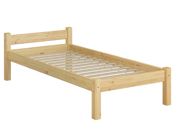 Holzbett 80 x 200 cm für Besonders Hohe Ansprüche Massivholz Kiefer