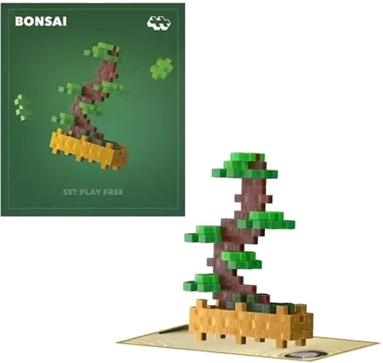 Pop Plante 50 pcs Bonzaï vert - Plus Plus