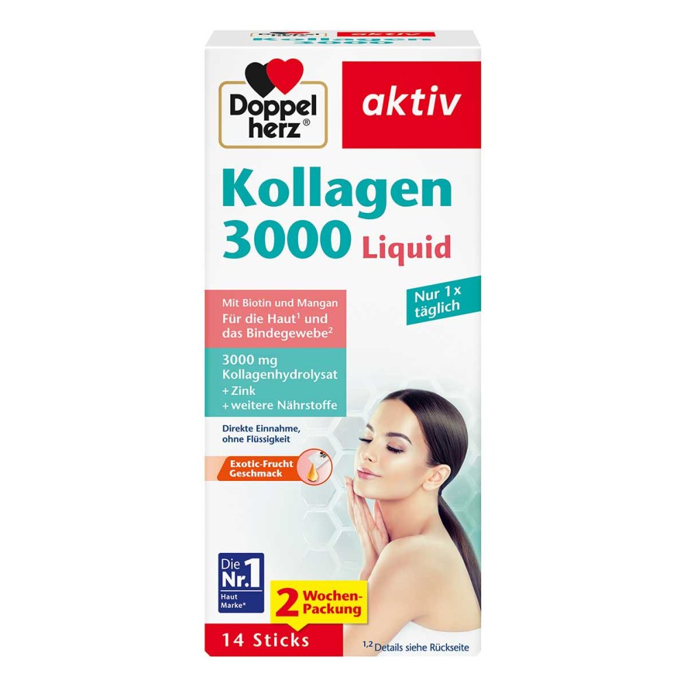 Queisser Pharma GmbH & Co. KG Doppelherz Kollagen 3000 Liquid Sticks 16031988