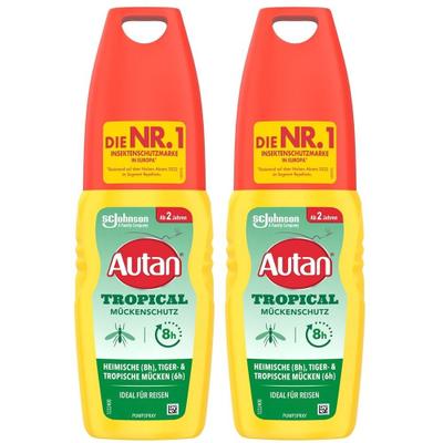 Autan Tropical Pumpspray 2x 2x100 ml Spray