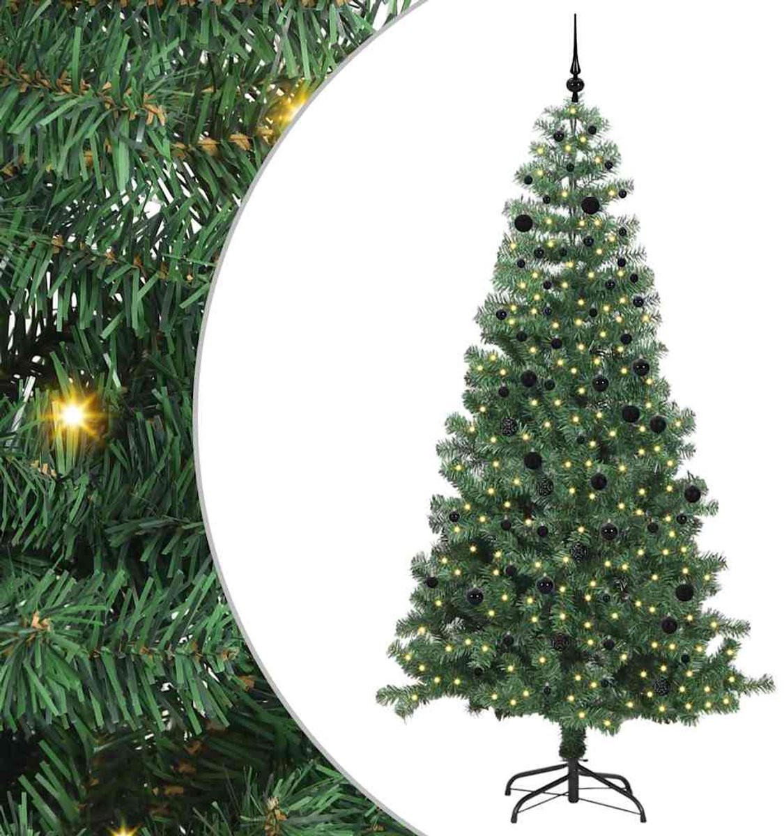 vidaXL Kerstboom Groen - 240 cm - PVC