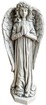 Santa's Workshop "16"" Cold Cast Praying Angel"