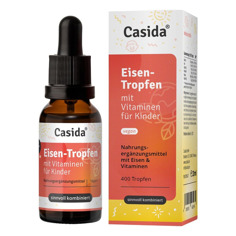 Casida GmbH Eisen Tropfen Kinder mit Vitaminen 20593427