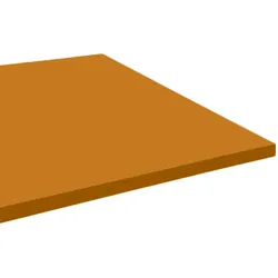 Restootab - Tischplatte 120x70 Dekor Ocker maggese