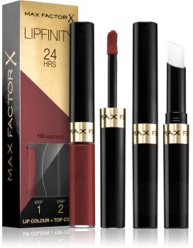 Max Factor Lipfinity Lip Colour batom duradouro com bálsamo tom 110 Passionate 4.2 g. Lipfinity Lip Colour