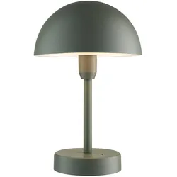 Nordlux LED-Akku Tischleuchte ELLEN TO-GO, IP44 IK02, 2.8W 3000K 300lm, 3-stufige MoodmakerTM Dimmung, mit IP-Ladestation, olivgrün NORD-2418015023