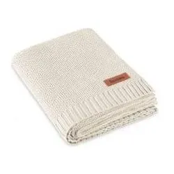 Sensillo, Babydecke, KOC ELVA 80X100 COOL BEIGE (100 x 80 cm)