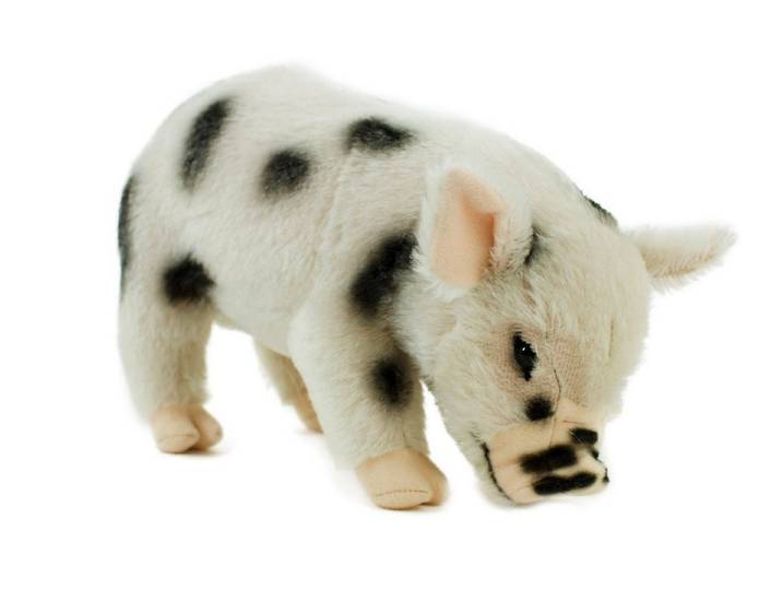 Teddys Rothenburg Kuscheltier Kösen Schwein mit Flecken Micro 30 cm Kuscheltier