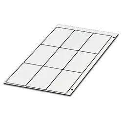 Phoenix Contact Kunststoff-Schilderplatte GPE 60X30 WH/R