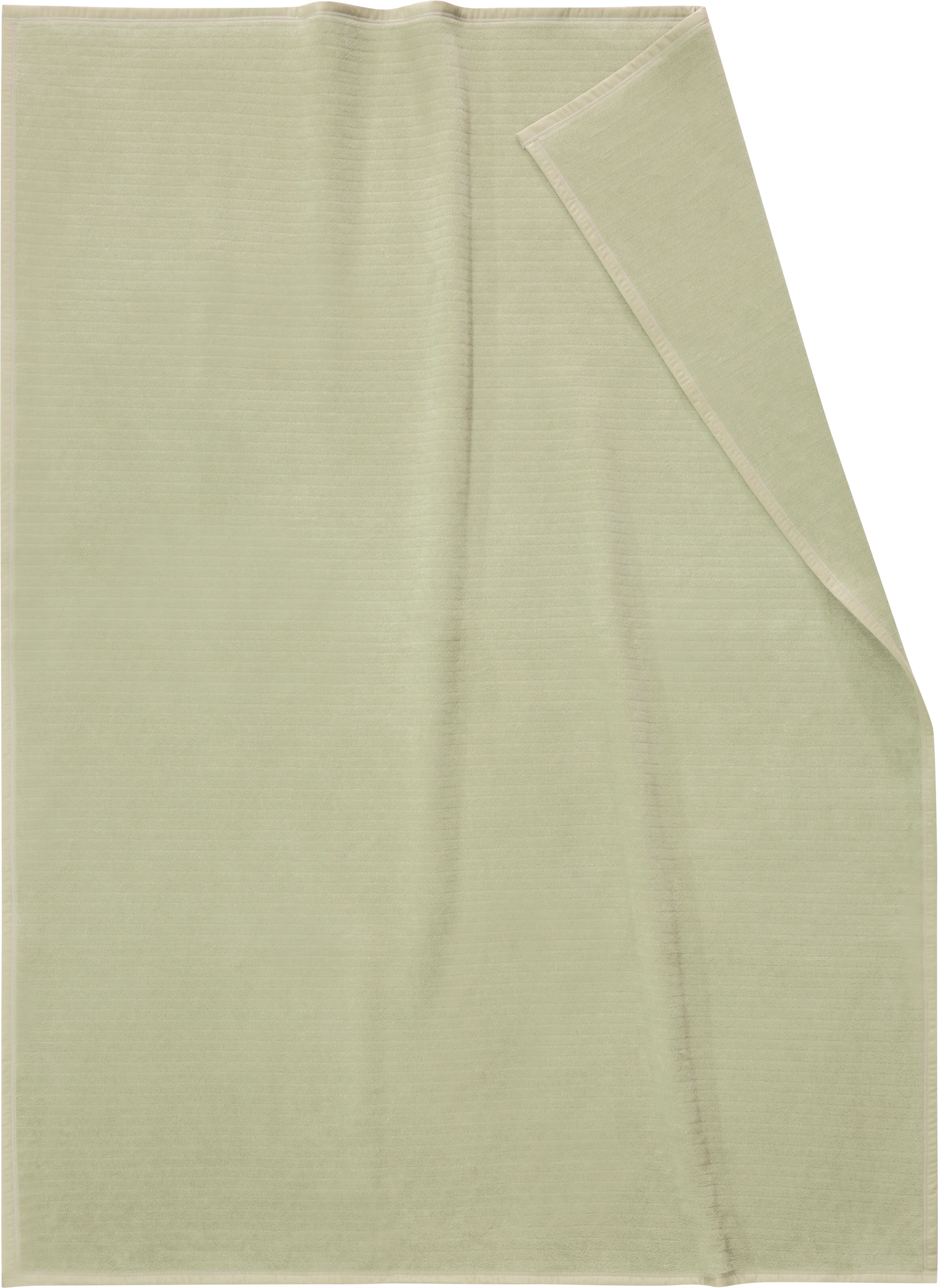 Wohndecke BIEDERLACK "Feel Cord", grün (feel salvia), B:150cm L:200cm, Baumwolle, Polyacryl, Polyester, Wohndecken, Wohndecke, mit schöner Hoch-Tief-Struktur feel salvia B/L: 150cm x 200cm