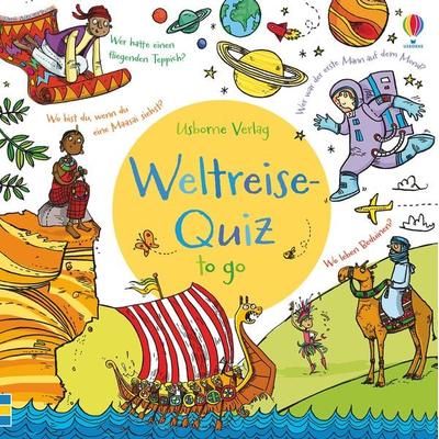 Weltreise-Quiz to go, Taschenbuch von Simon Tudhope, Usborne, 978-1-78232-483-6