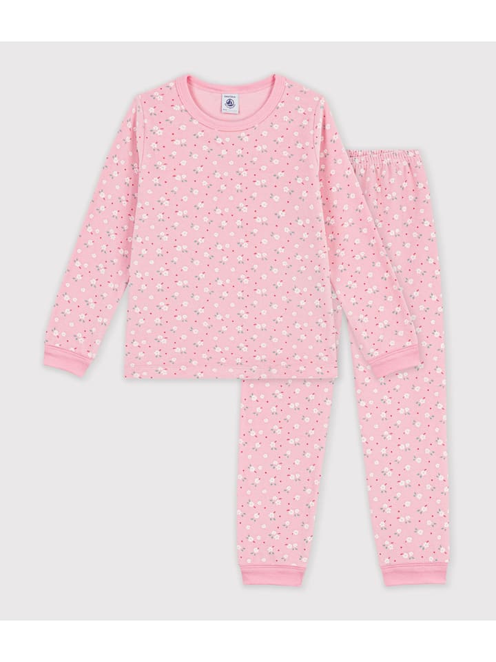 PETIT BATEAU Pyjama in Rosa - 128