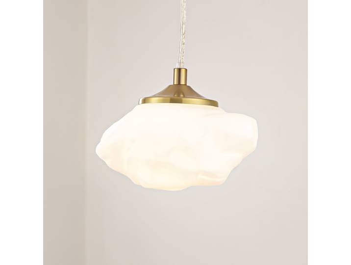 Piatra Suspension Opale/Laiton - Lindby - Salon / séjour - Moderne - Verre - À ampoule unique