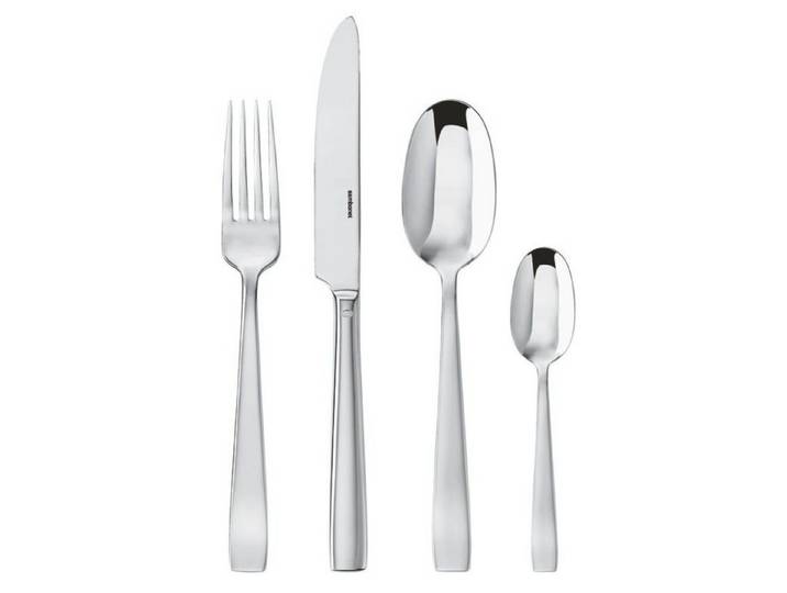 Rosenthal Besteck-Set Flat Besteck 24tlg Vh Edelstahl 18/10, Edelstahl rostfrei