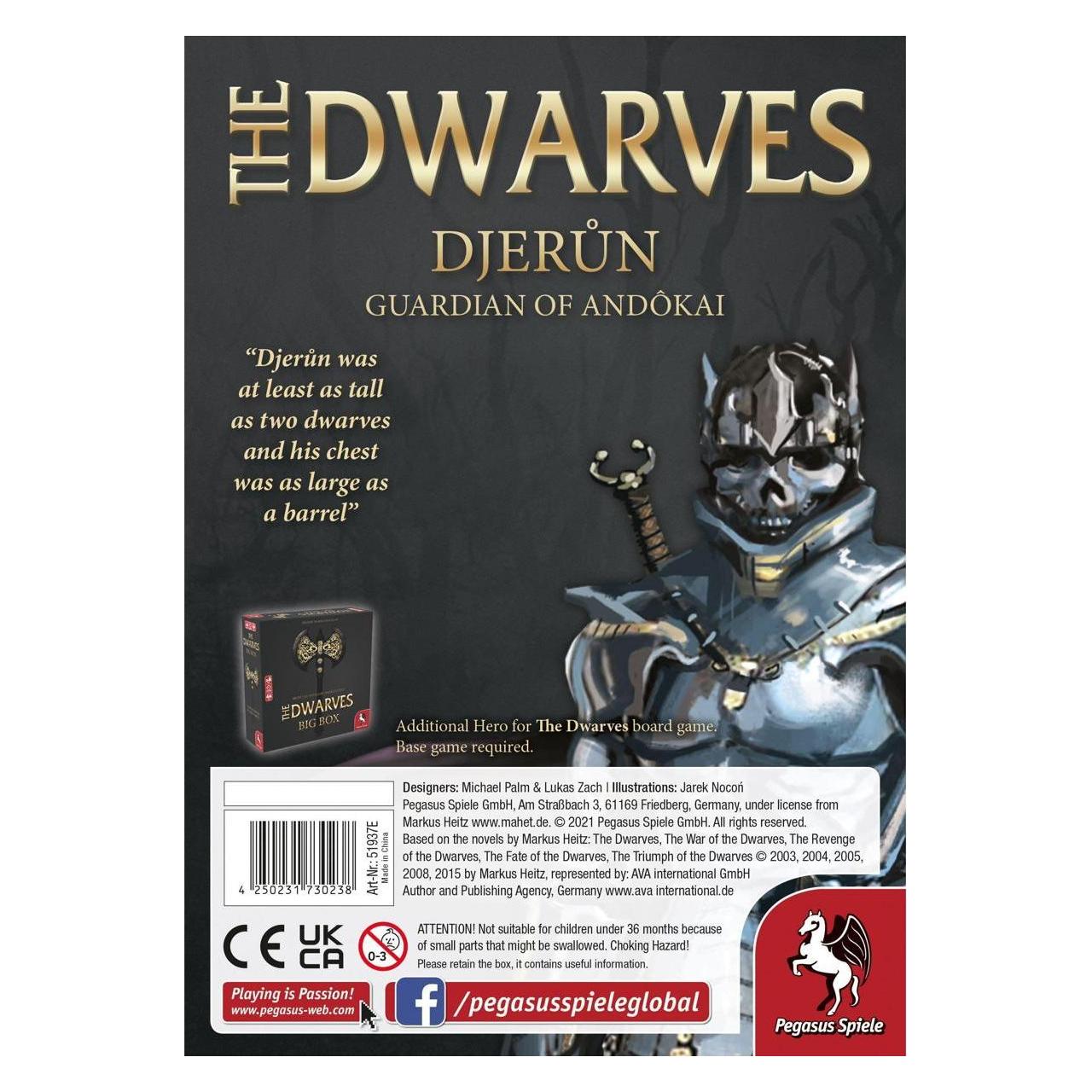 Pegasus The Dwarves Characterpack Djerun (English Edition) (Deutsch, Englisch, 2 - 6 Spieler) (51937E)
