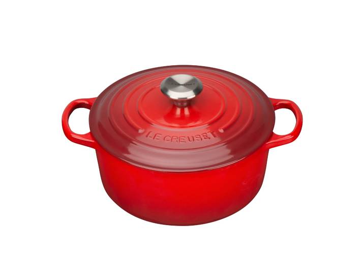 Le Creuset Le Creuset Signature Bräter rund 4,2 l Kirschrot