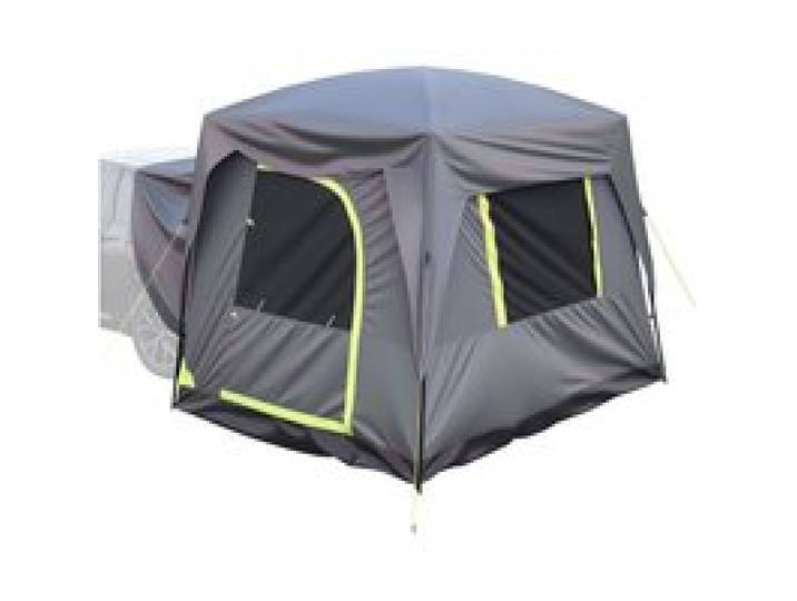 VEVOR SUV-Zelt Camping Auto-Zelt (248 x 308 x 230 cm) wasserdichtes PU2000 geräumiges Doppelschicht-Design für 5-8 Personen, SUV-Campingzelt mit Fenstern & Netzfenstern & Regendach & Tasche