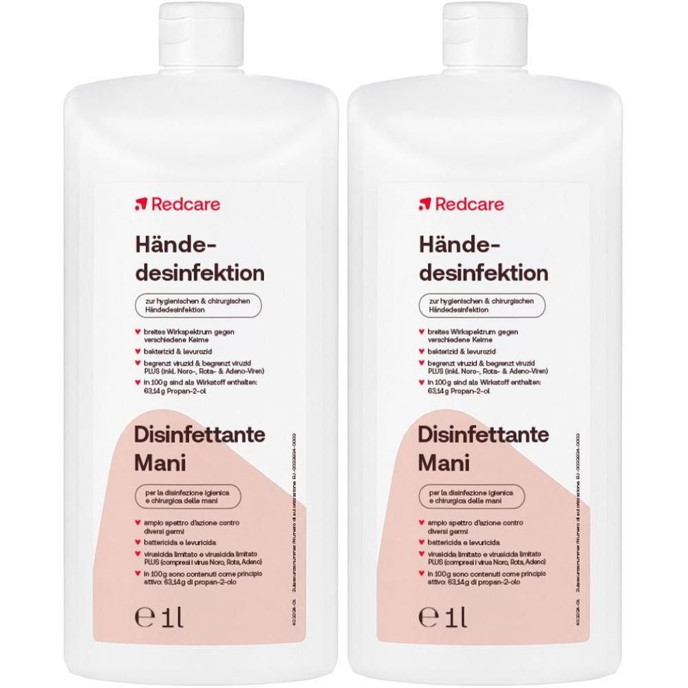 Redcare Händedesinfektion x2 2x1 l Lösung