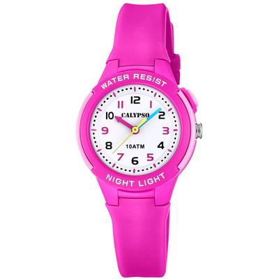 Quarzuhr CALYPSO WATCHES "Sweet Time", pink, Armbanduhren, Kinder, Quarzuhr, Armbanduhr,Kinderuhr,Mädchen,Geschenk,Schulanfang, bis 10bar wasserd.