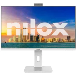 Nilox NXM24RWEB02W (1920 x 1080 Pixel, 24"), Monitor, Weiss