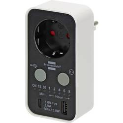 Brennenstuhl 1506180 Steckdosen-Timer digital 3000 W IP20