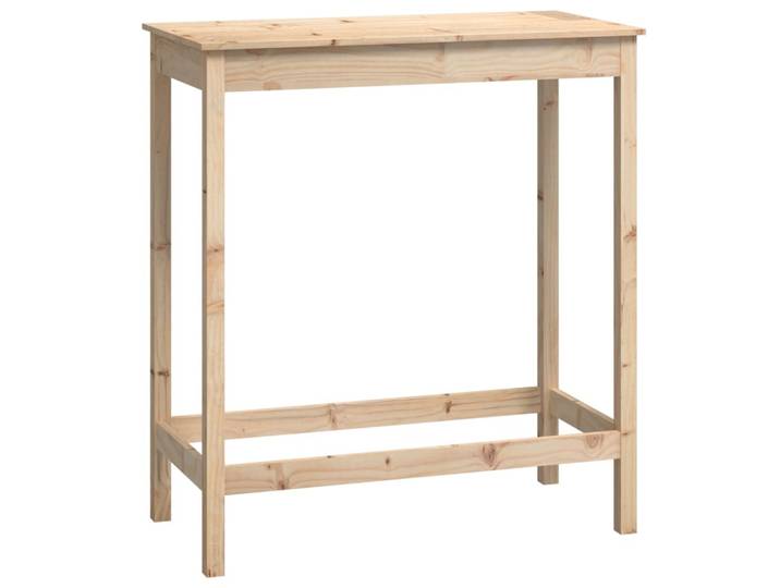 vidaXL Bartisch 100x50x110 cm Massivholz Kiefer