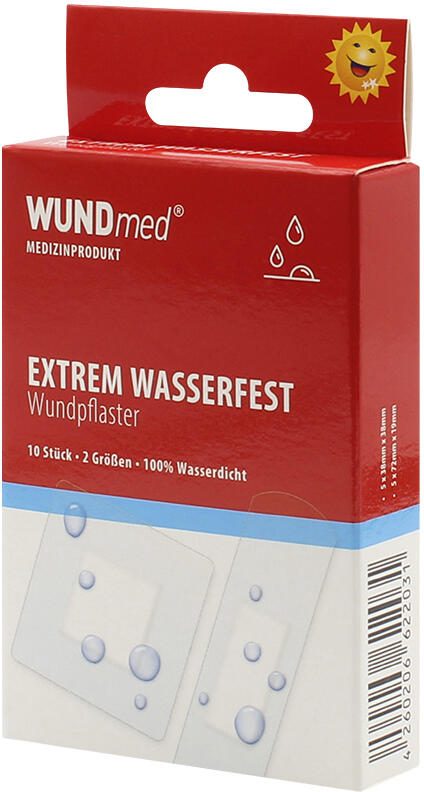 WUNDmed® Pflaster Extrem Wasserfest weiß 10 St. 02-045