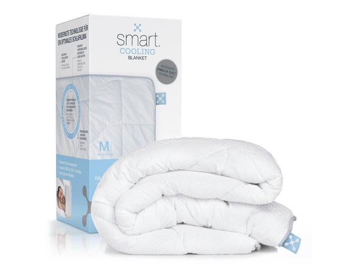 Smartsleep Kuehldecke Cooling, 135x200 cm, für Hausstauballergiker geeignet, temperaturausgleichend, passt sich perfekt der Körperform an, atmungsaktiv, sehr leicht, Heimtextilien, Kopfpolster & Bettdecken, Bettdecken, Ganzjahresdecken