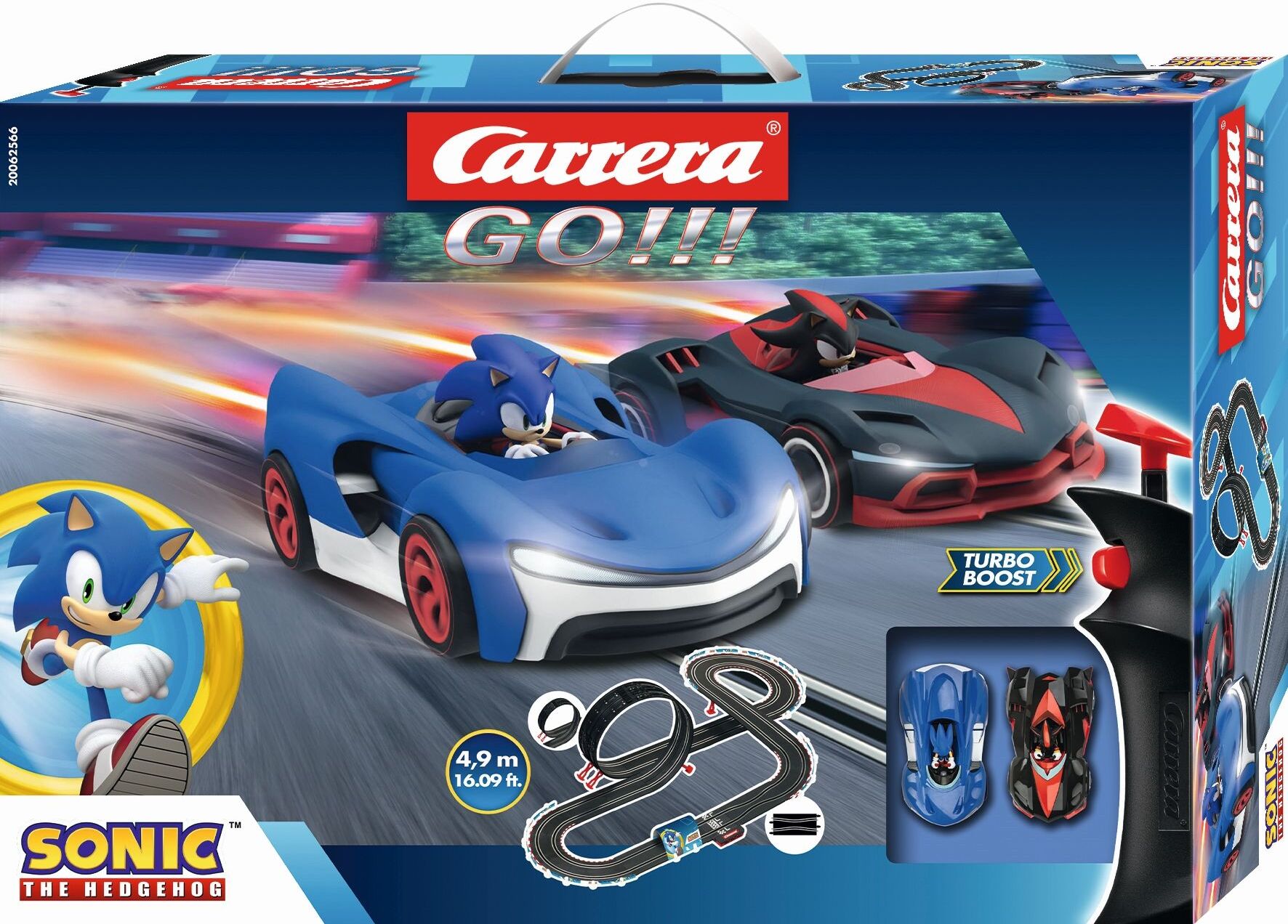 Carrera GO!!! Set: Sonic the Hedgehog 4.9 - 1:43 Slot Racing System (20062566)