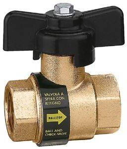 Caleffi Valvola con ritegno a farfalla FF